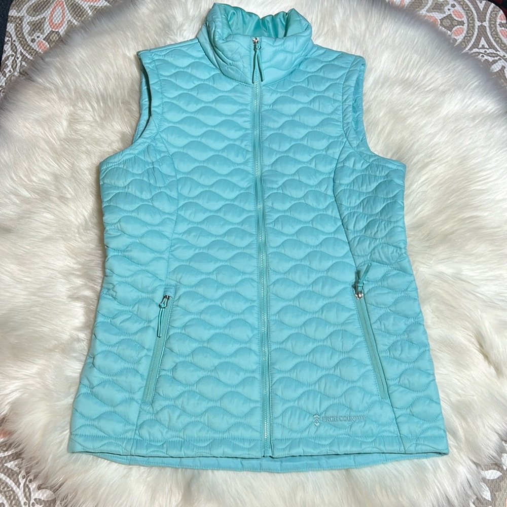 Woman's Free Country Chalet quilted Vest -S- #0092